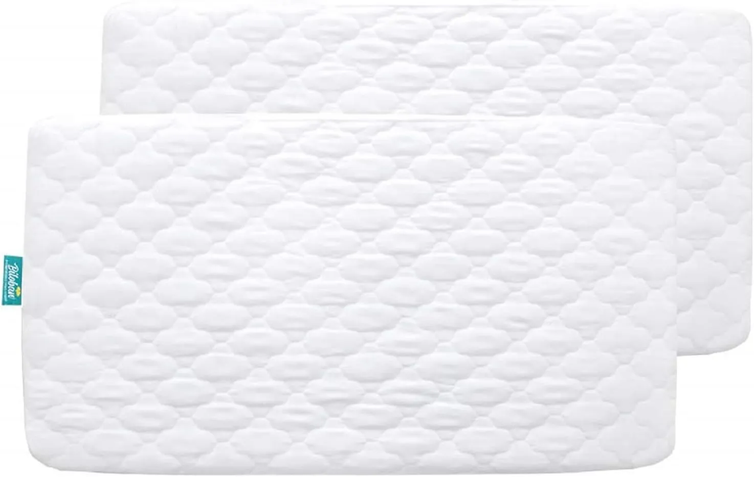 Crib Mattress Protector/ Pad Cover - 2 Pack, Ultra Soft Microfiber, Waterproof (for Standard Crib/ Toddler Bed)