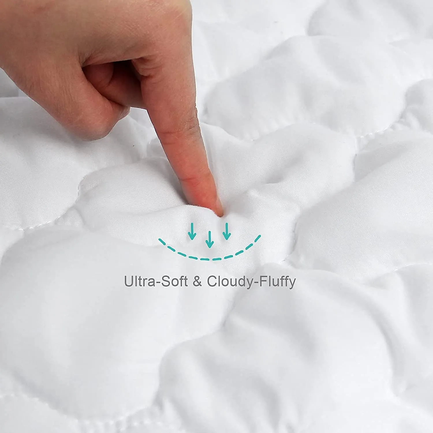 Crib Mattress Protector/ Pad Cover - 2 Pack, Ultra Soft Microfiber, Waterproof (for Standard Crib/ Toddler Bed)