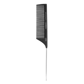 Cricket Carbon Comb C55M Medium Toothed Metal Rattail Comb