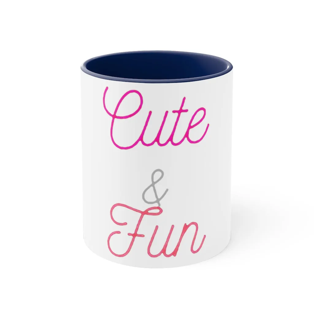 Cute and Fun Accent Coffee Mug, 11oz