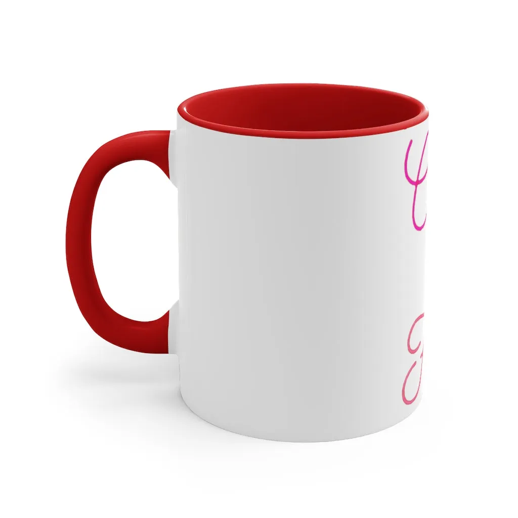 Cute and Fun Accent Coffee Mug, 11oz