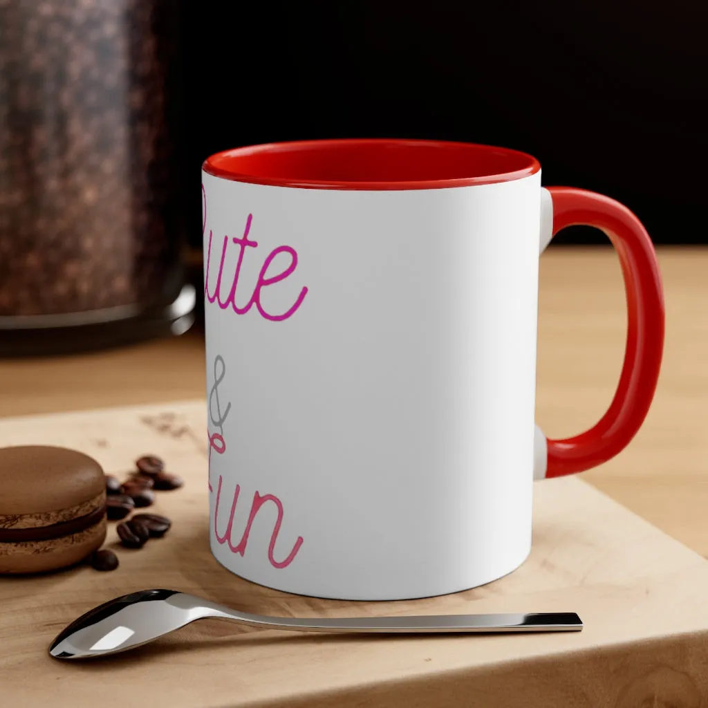 Cute and Fun Accent Coffee Mug, 11oz