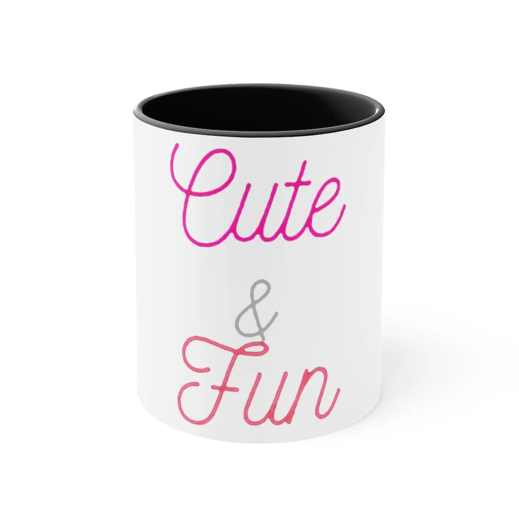 Cute and Fun Accent Coffee Mug, 11oz