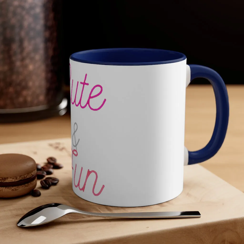 Cute and Fun Accent Coffee Mug, 11oz