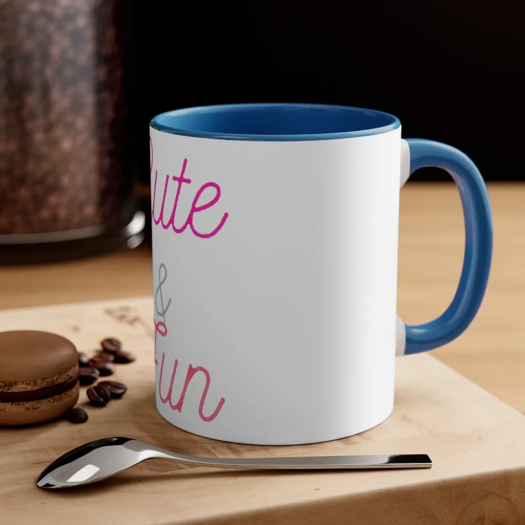 Cute and Fun Accent Coffee Mug, 11oz