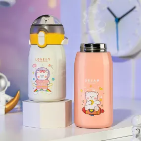 Cute Bear Hot & Cold Water Bottle