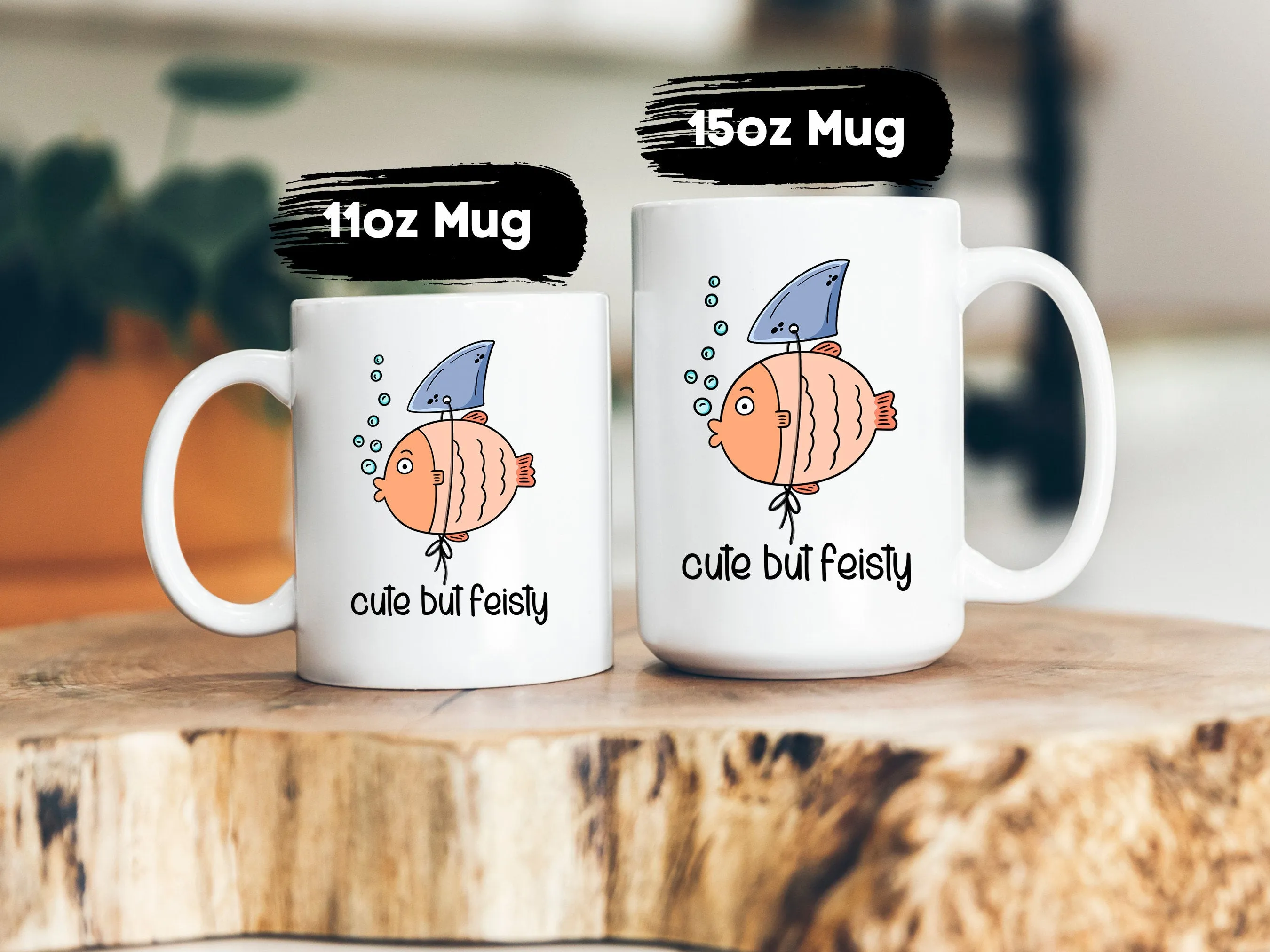 Cute But Feisty Mug Fish Coffee Cup