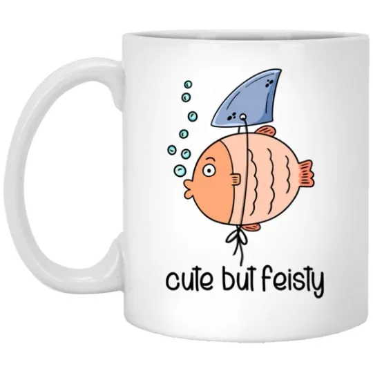 Cute But Feisty Mug Fish Coffee Cup