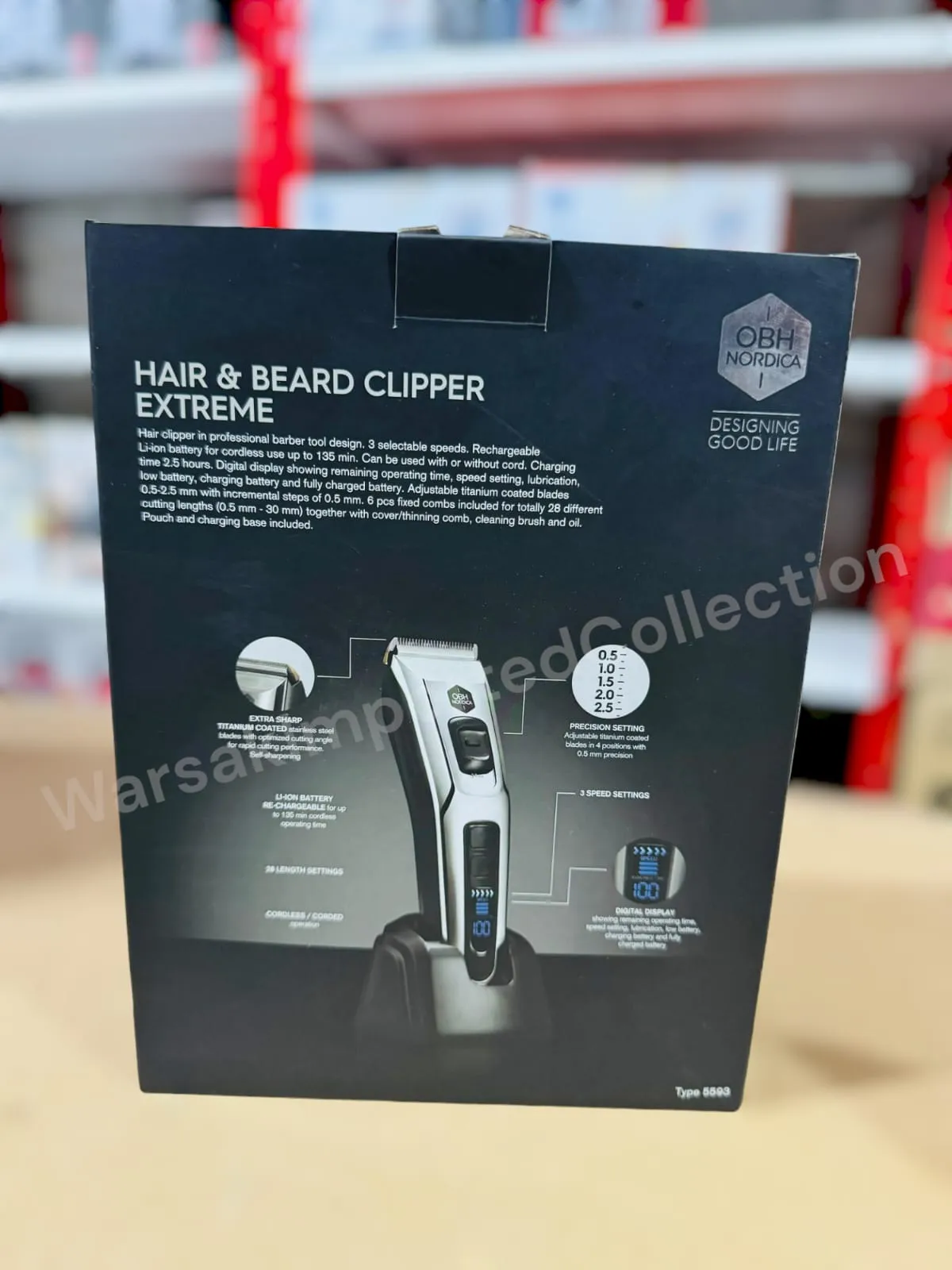 Denmark OBH NORDICA Professional Hair Trimmer