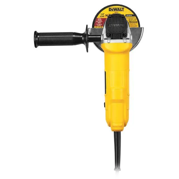 DeWALT DWE4012 7.5 Amp 4 1/2-in 12000 RPM Slim Paddle Small Angle Grinder