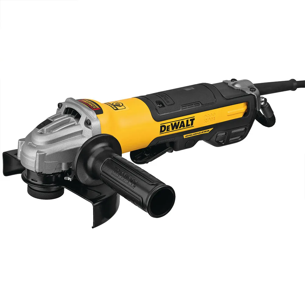 DeWALT DWE43244N 1800W 5"/6" Brushless Paddle Switch Angle Grinder No Lock