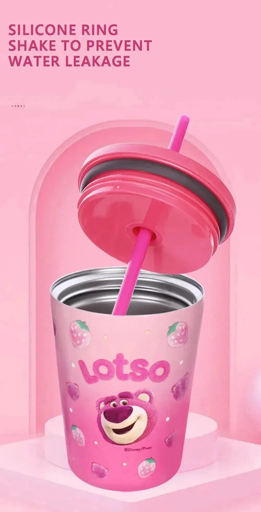 Disney Lotso Metal Smoothie Cup (470 ml)