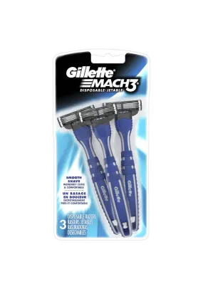 Disposable Mach 3 Razor x 3