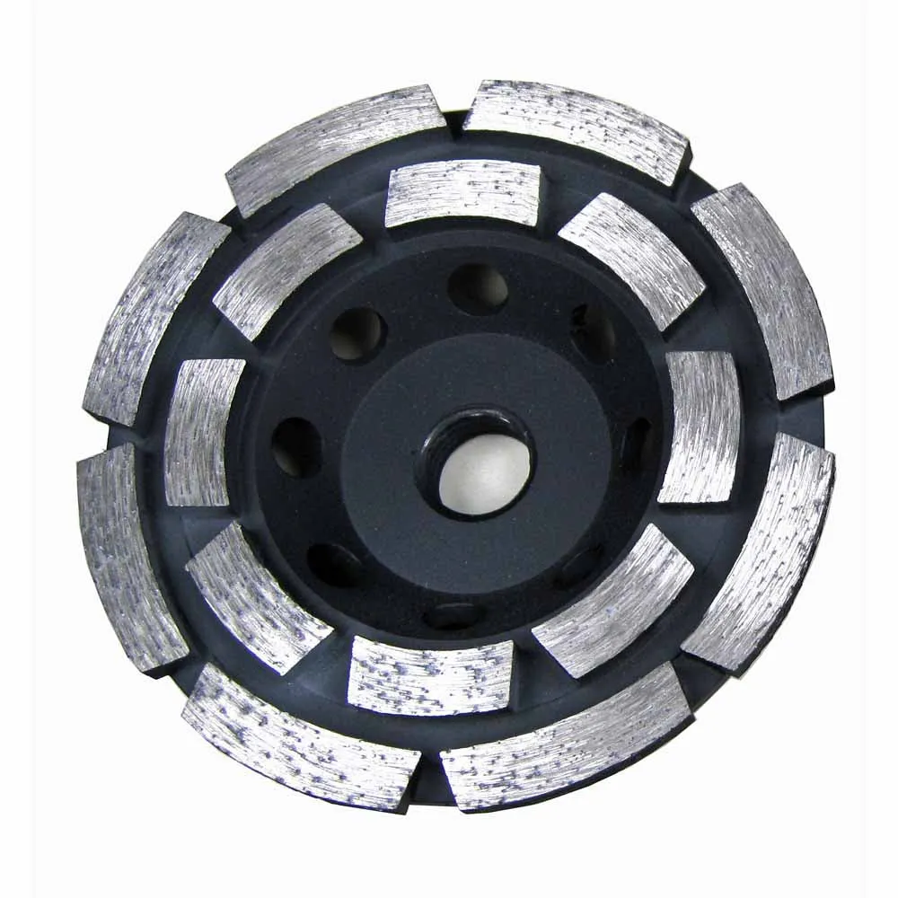 Double Row Diamond Grinding Cup Wheel for Rapid Material Removal