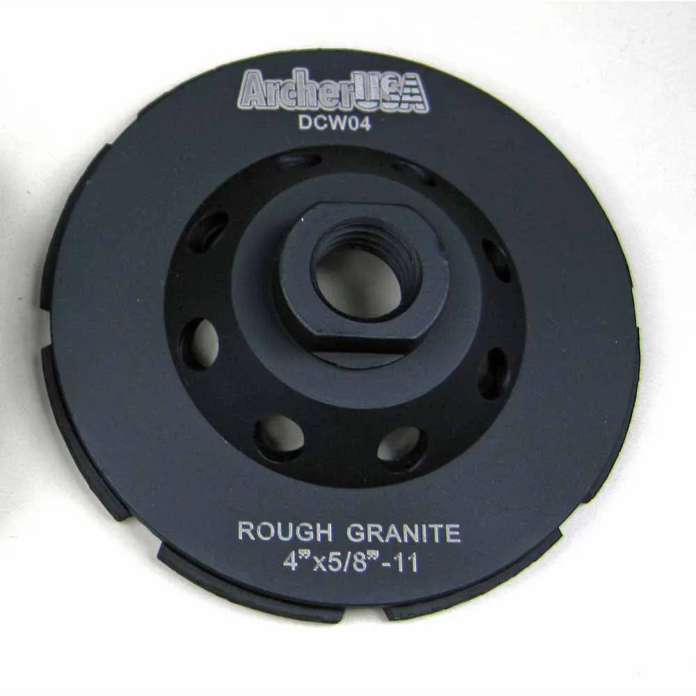 Double Row Diamond Grinding Cup Wheel for Rapid Material Removal