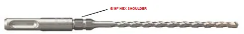 DRILL BIT FOR CONCRETE SCREWS SDS-HEX ITM