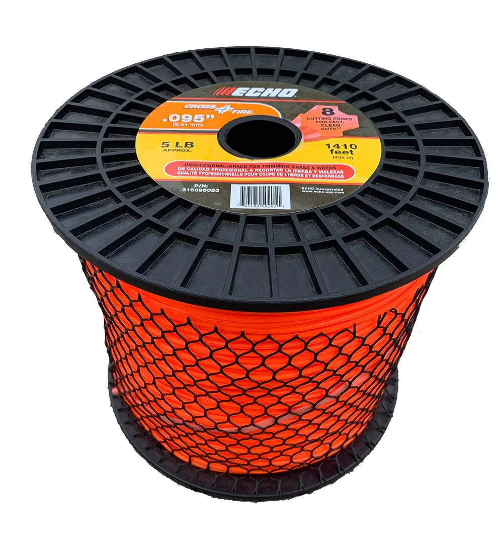 ECHO .095" Nylon Cross Fire Trimmer Line 5lb roll