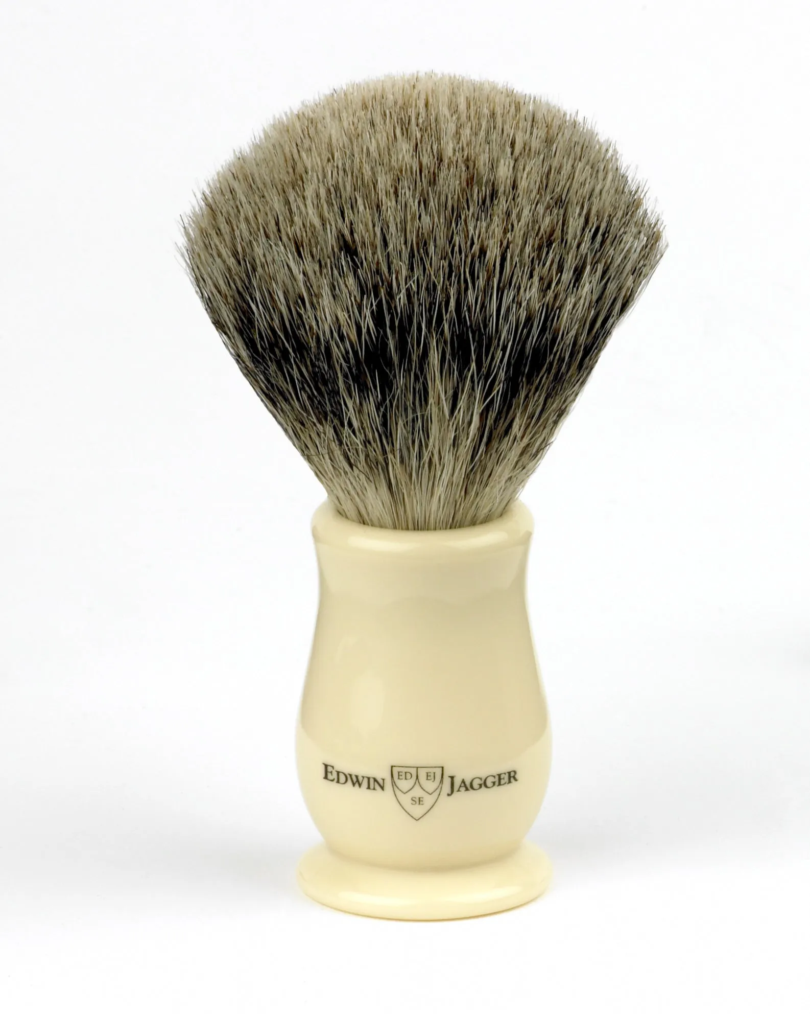 Edwin Jagger - IVCSBBB Chatsworth Imitation Ivory Best Badger Shaving Brush, Medium