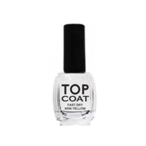 Empty Glass Polish Bottle 0.5oz - Top Coat (Oval)