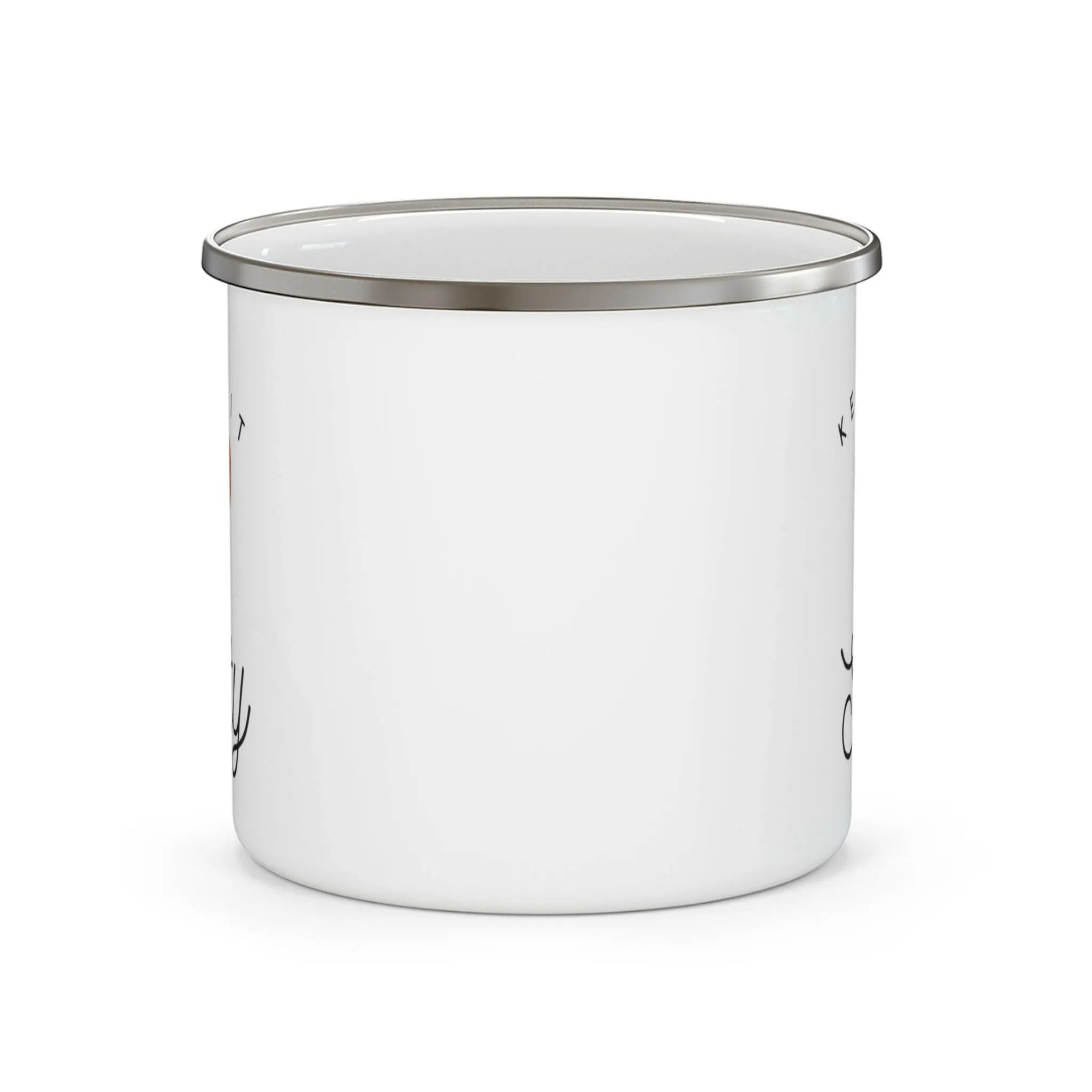 Enamel Stainless Steel Beach Mug, Keep It Salty