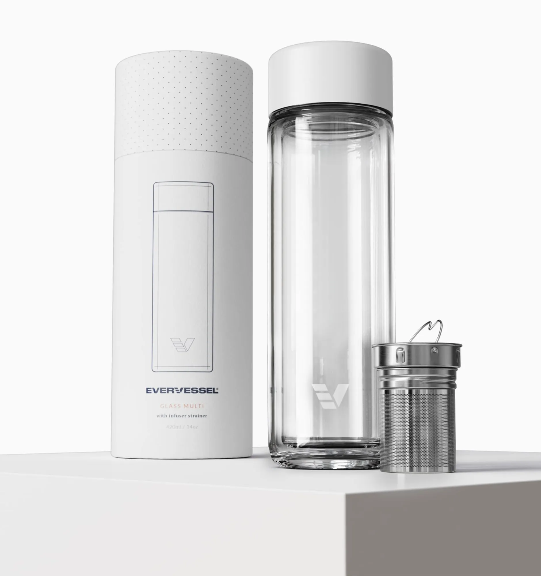 Ever Vessel Glass Multi Water Bottle