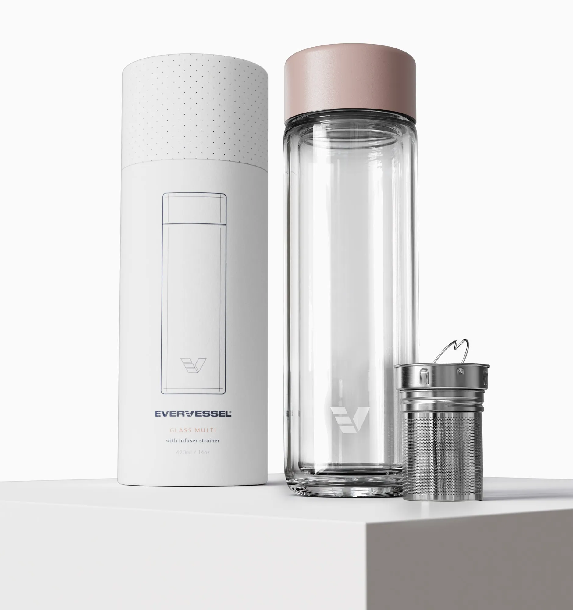 Ever Vessel Glass Multi Water Bottle