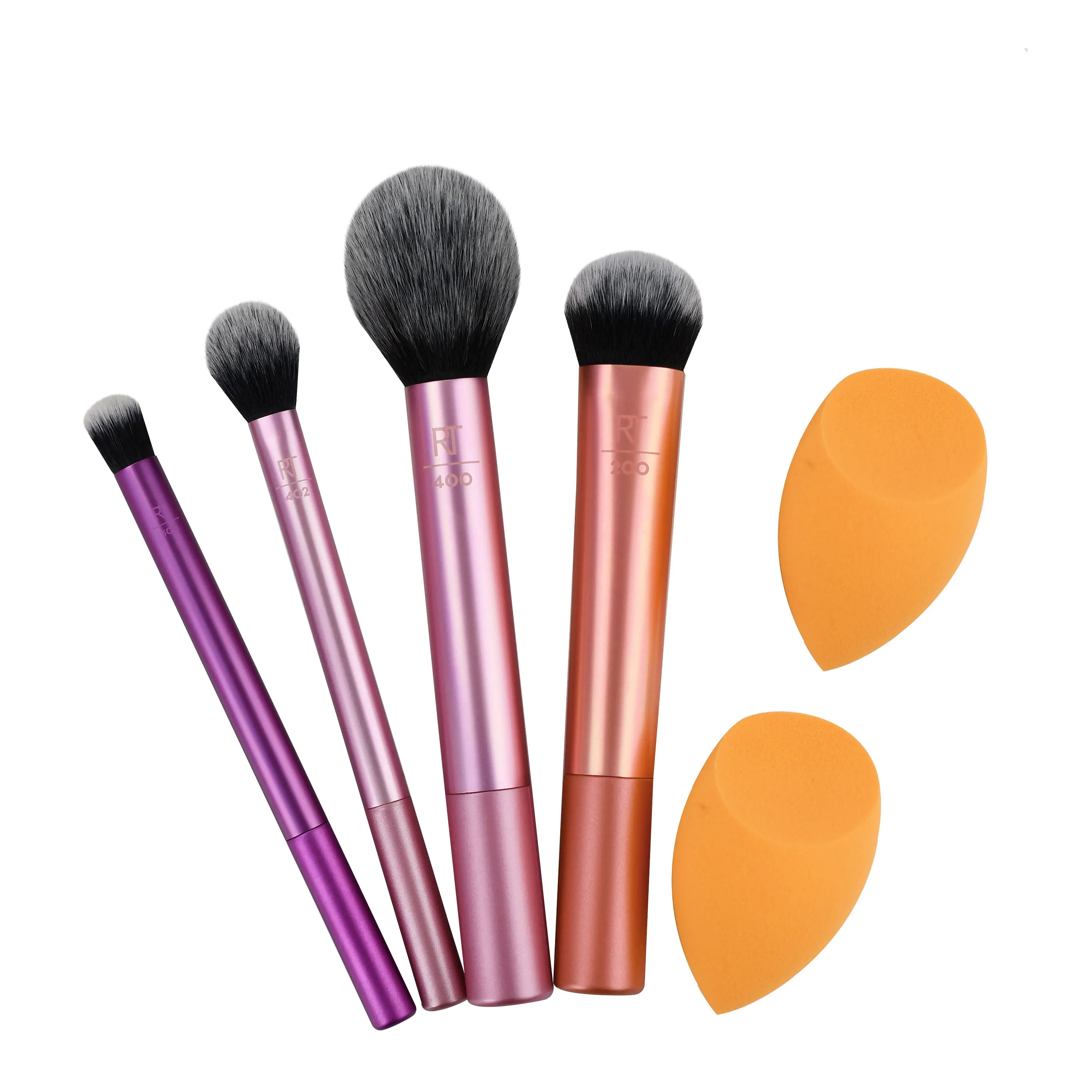 Everyday Essentials Makeup Brush Set with Bonus Miracle Complexion Sponge