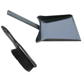 Fire Tool Shovel And Brush Set - Black