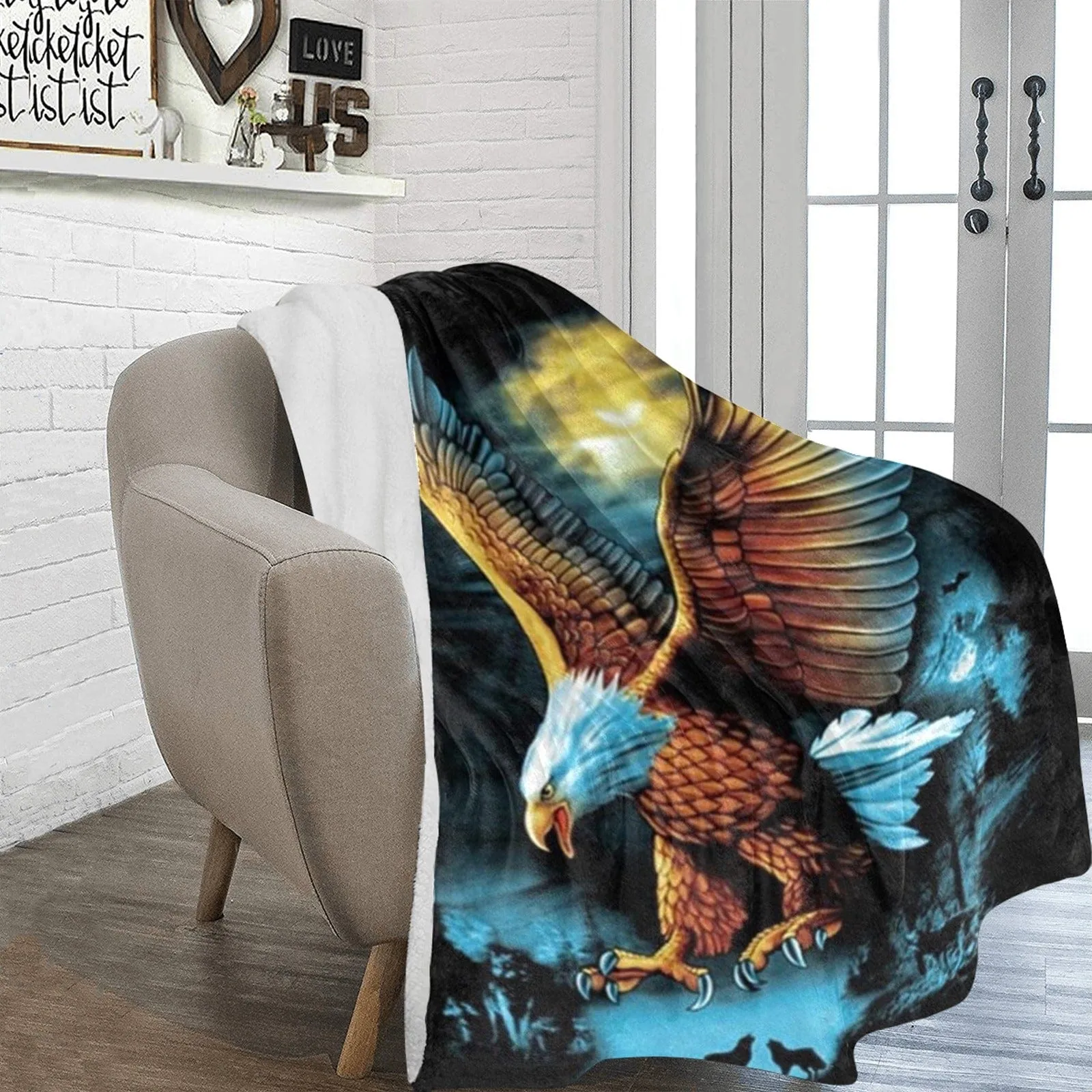 Flying Eagle Ultra-Soft Micro Fleece Blanket