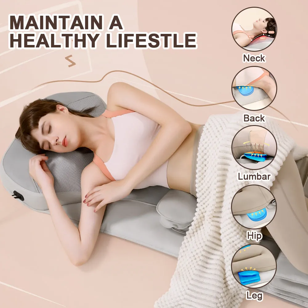 Full Body Heating Massage Pad with Three Modes & Three Strengths, Warmth for Pain Relief - Neck, Back, Lumbar, Calf, Legs Muscle Relaxation