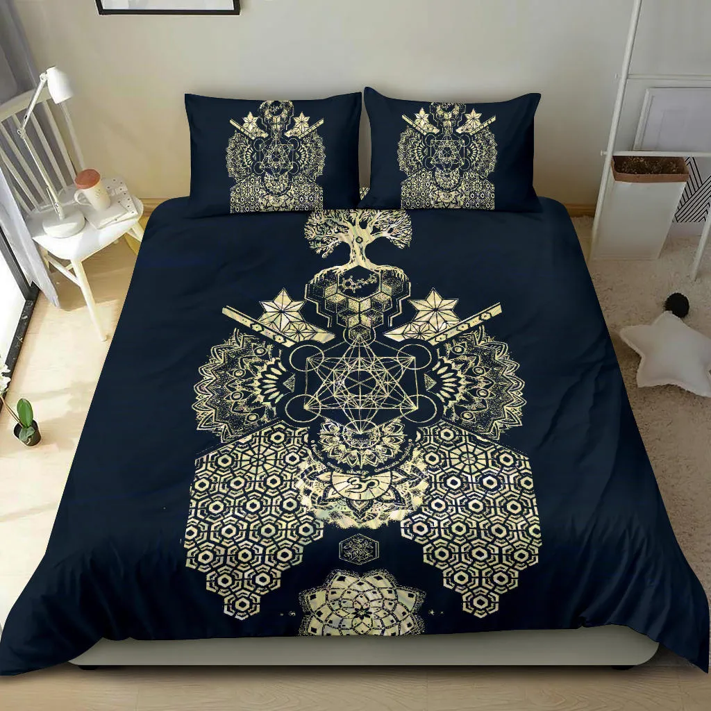 Geometric Gold | Bedding Set | Mil Et Une