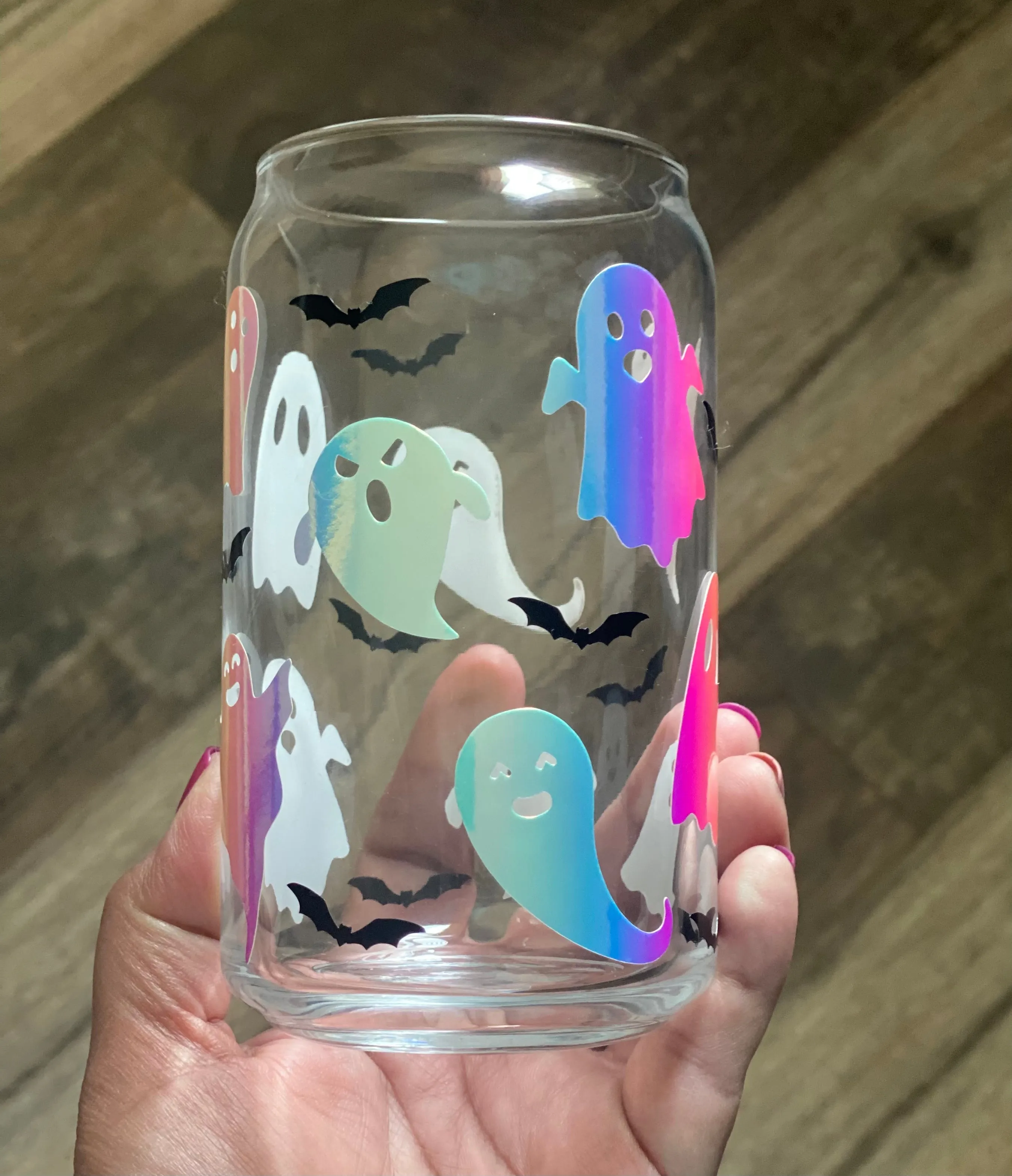 Ghostly Glass Glass Cup