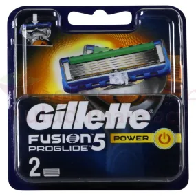 Gillette Fusion 5 Proglide Power Razor 2 PC