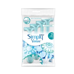 Gillette Simply Venus 2 Disposable Razors (4 Pack)