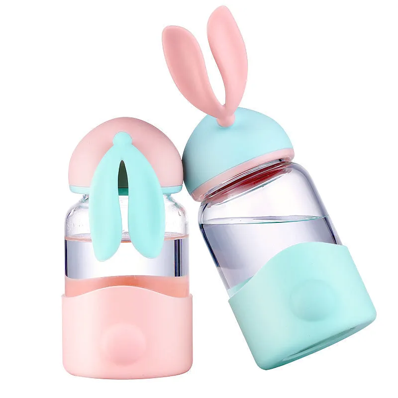 Glass Bunny Water Bottle