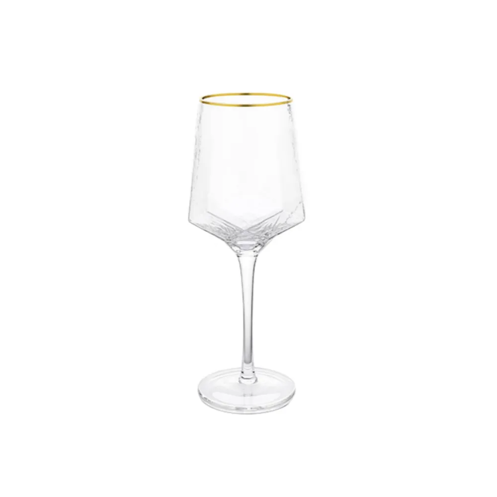 Gold Rim Wine Glasses