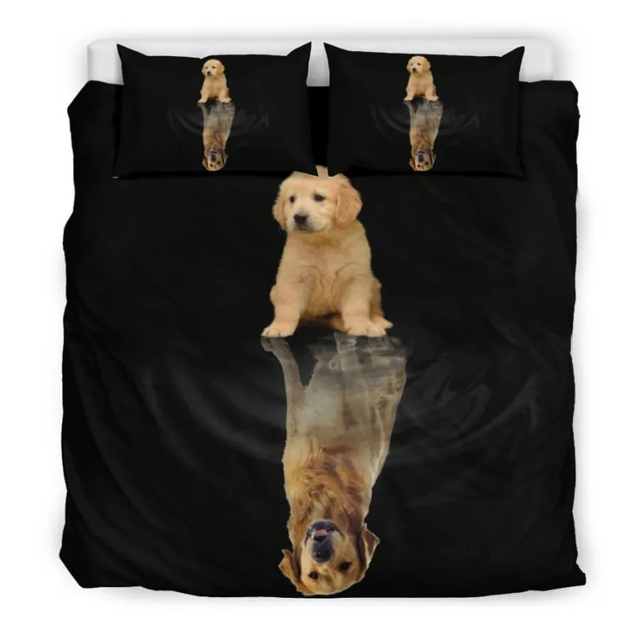 Golden Retriever Dream Bedding Set|Dog Lovers Bedding US King/Queen/Full/Twin Size