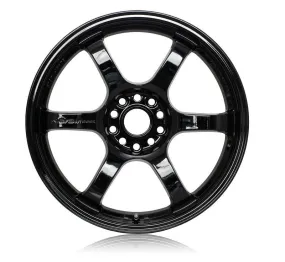 Gram Lights 57DR 17x9.0  38 5-100 GLOSSY BLACK