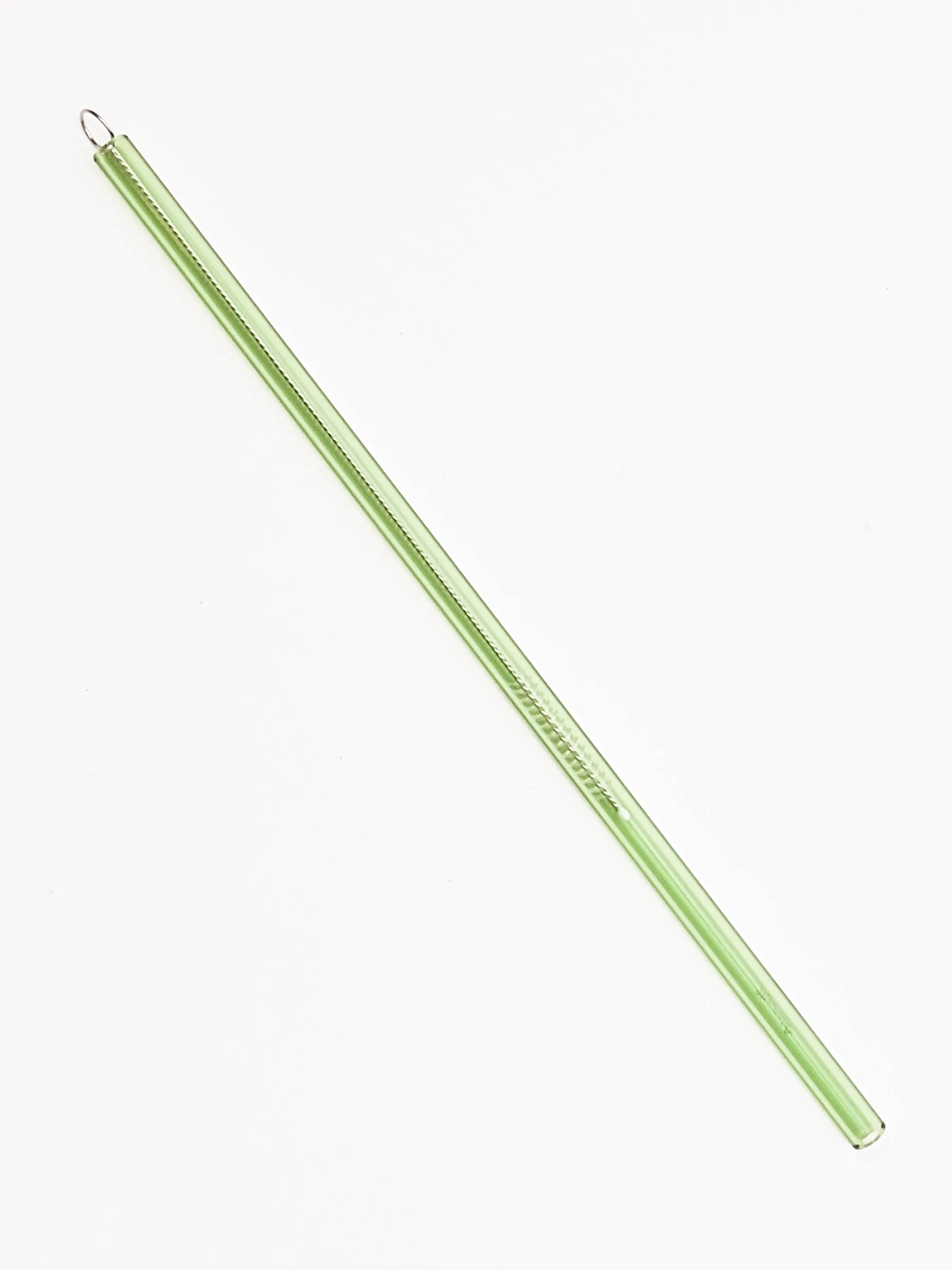 Green Glass Straw