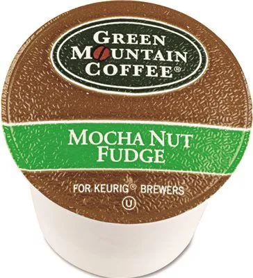 Green Mountain Coffee Mocha Nut Fudge Coffee K-Cups 24 Per Box