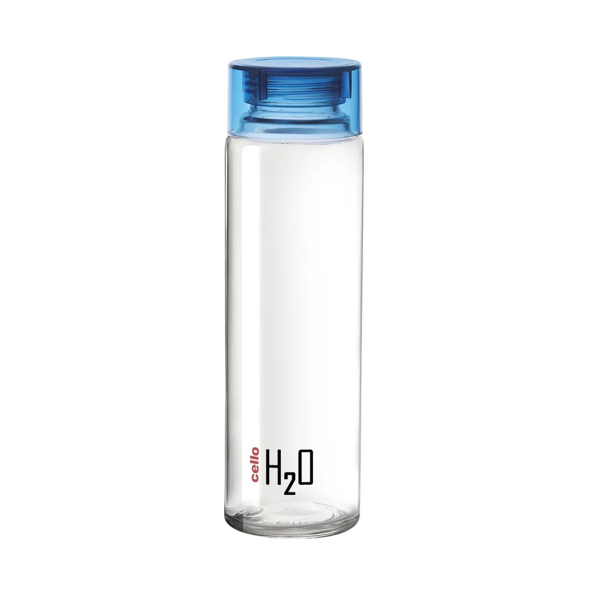 H2O Glass Water Bottle with Plastic Cap, 920ml