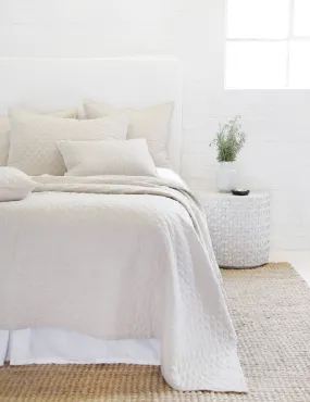 Hampton Queen Quilt - White