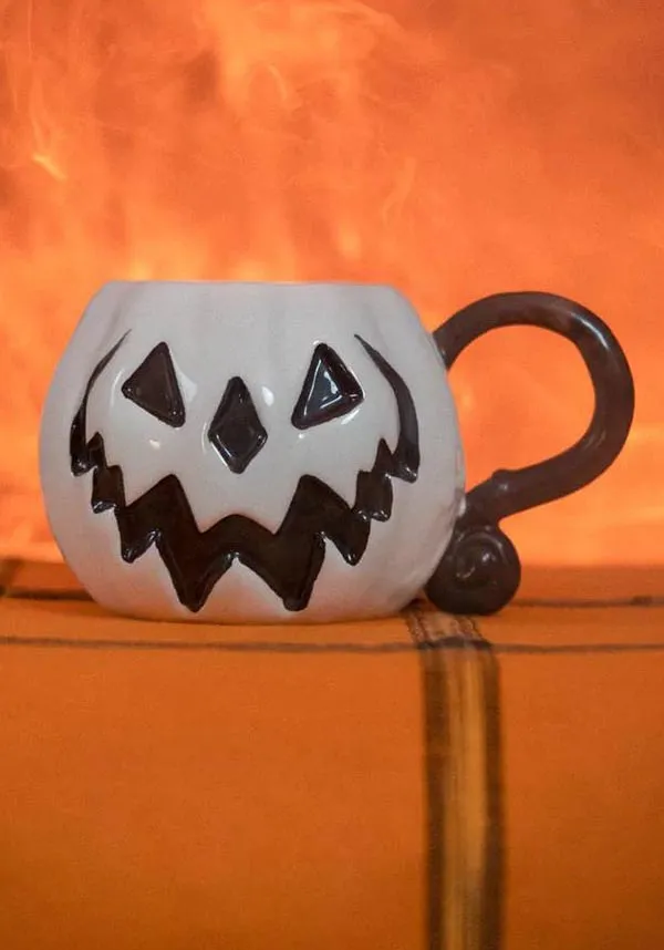 Haunted Hallows [White Pumpkin] | MUG [LIMITED]