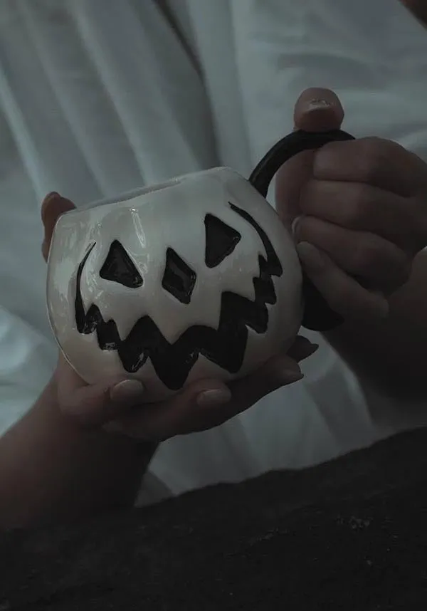 Haunted Hallows [White Pumpkin] | MUG [LIMITED]