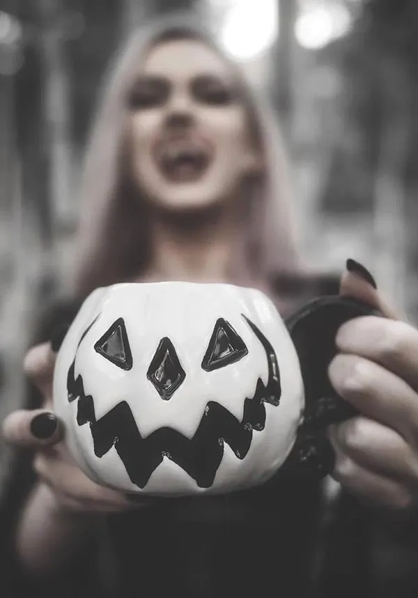 Haunted Hallows [White Pumpkin] | MUG [LIMITED]