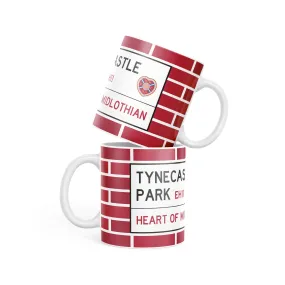 Hearts Street Sign Mug