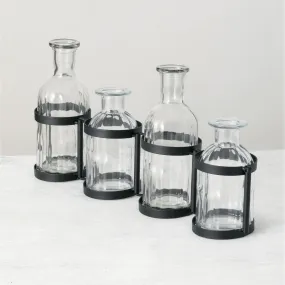 Hitched Bottle Vases - Soda Fountain Glass