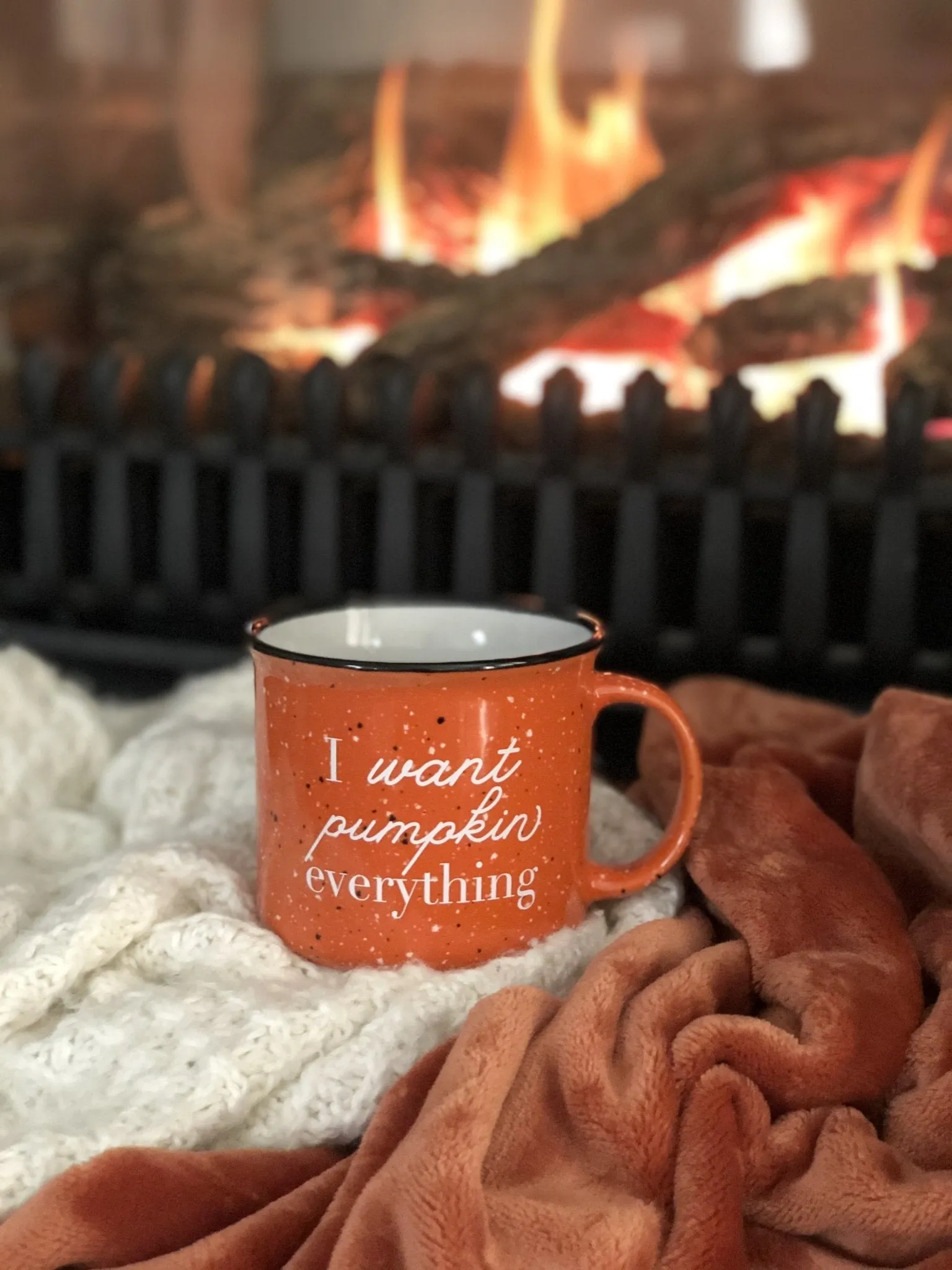 I Want Pumpkin Everything Campfire Mug