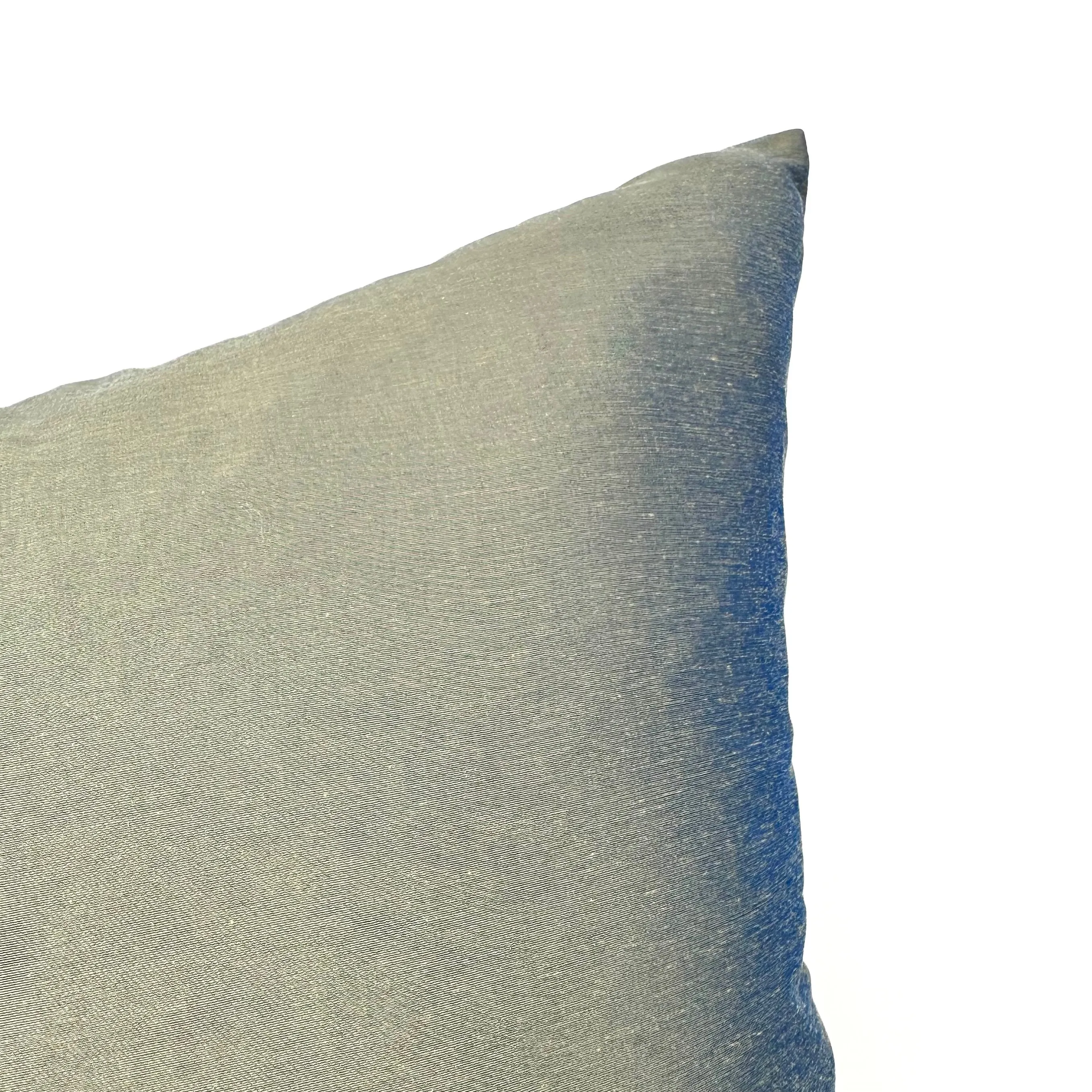 Iridescent Blue Modern Throw Pillow Cover 22x22