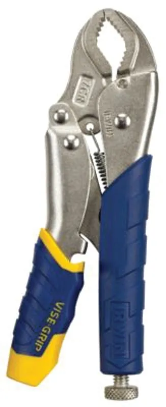 Irwin Fast Release Series IRHT82574 Locking Plier, 7 in OAL, 1-1/2 in Jaw Opening, Ergonomic Handle, 3/8 in W Jaw :CD 1: QUANTITY: 1